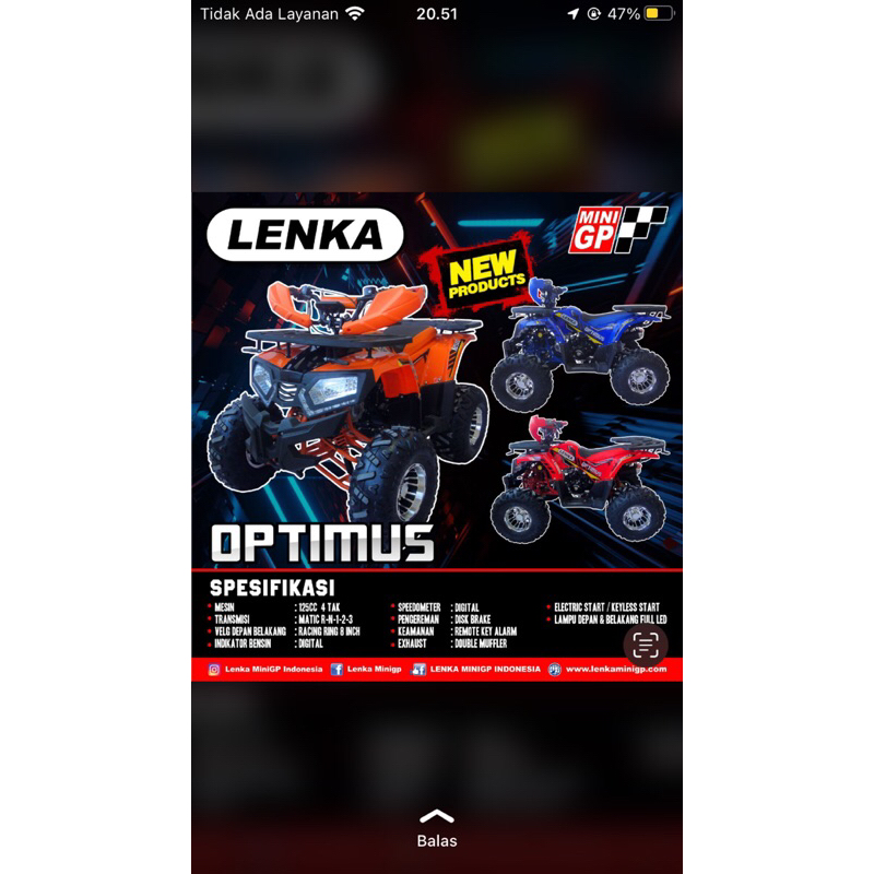 Mini GP atv lenka