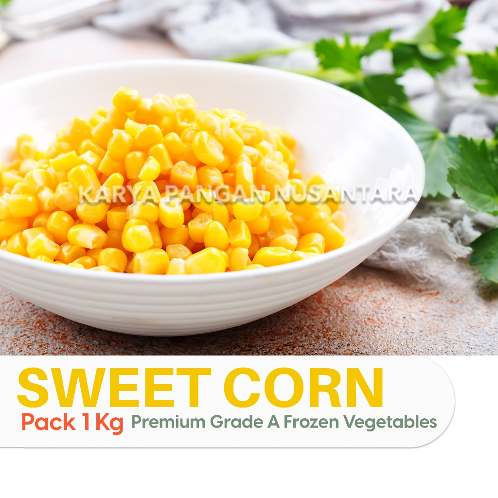 FROZEN SWEET CORN PREMIUM JAGUNG MANIS BEKU SWEET CORN FROZEN PACK 1KG