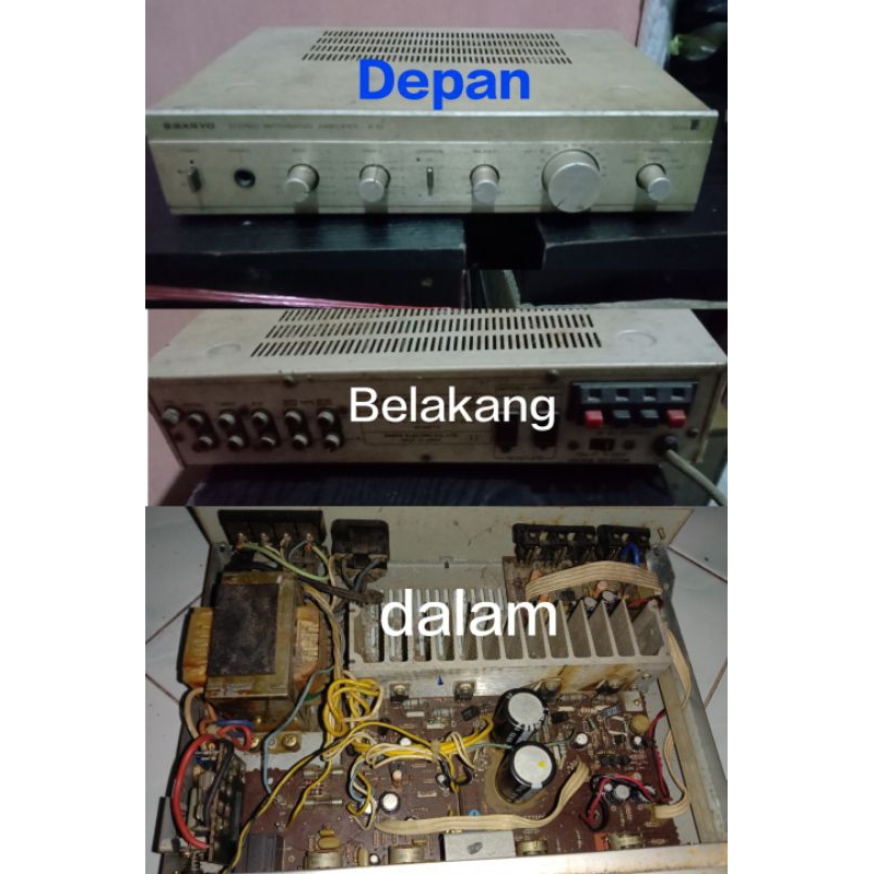 amplifier ampli rusak mati