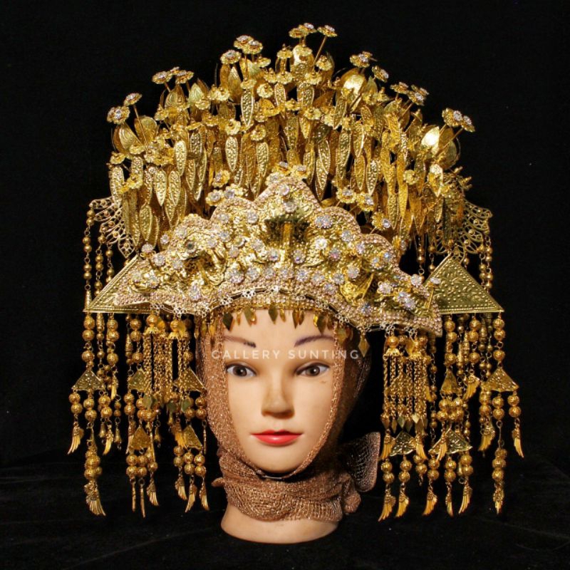 set kepala pengantin Palembang / aksesoris pengantin Palembang