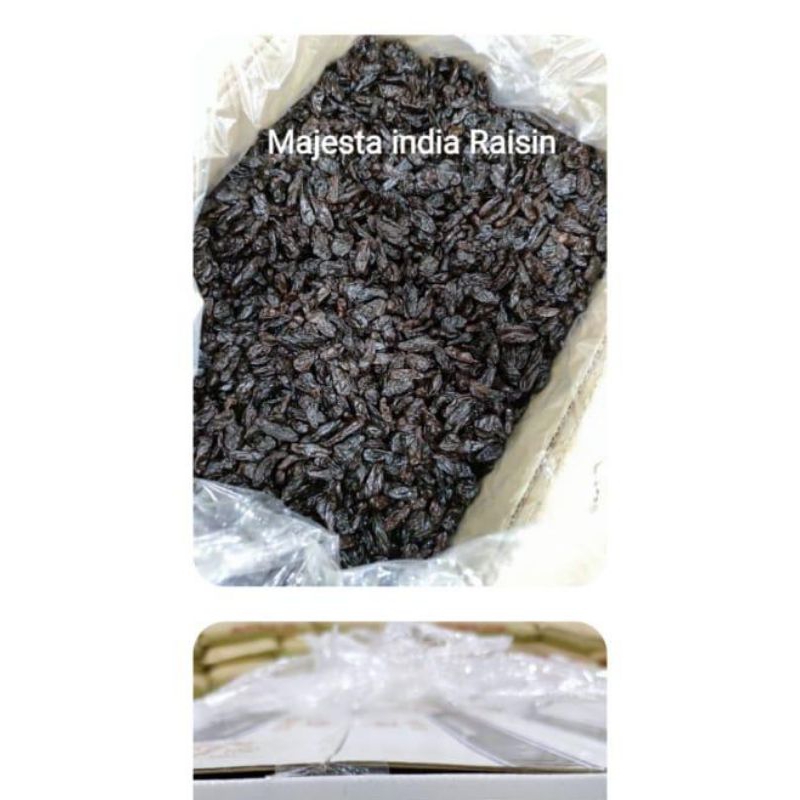 

Kismis Hitam Coklat 250gr / India Raisin Black Brown Raisin Kemasan 250gr Murah