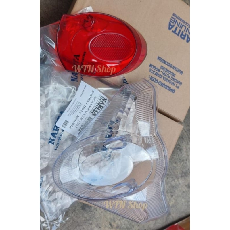kaca mika stop lampu rem belakang satria fu 150 fi  mika lampu belakang satria fu fi injeksi