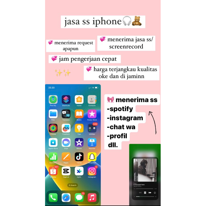 jasa ss iphone