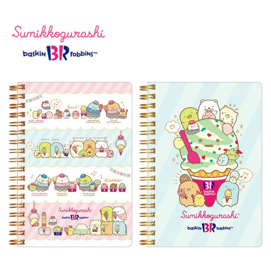 

Notebook B6 San-X Sumikko Gurashi Baskin Robbins Ruled Limited Edition