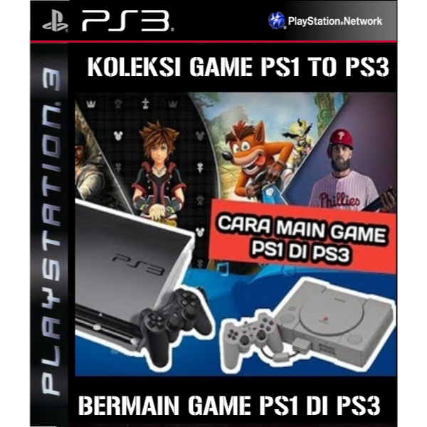 Paket game ps1 to ps3 hen cfw - main game ps1 di ps3