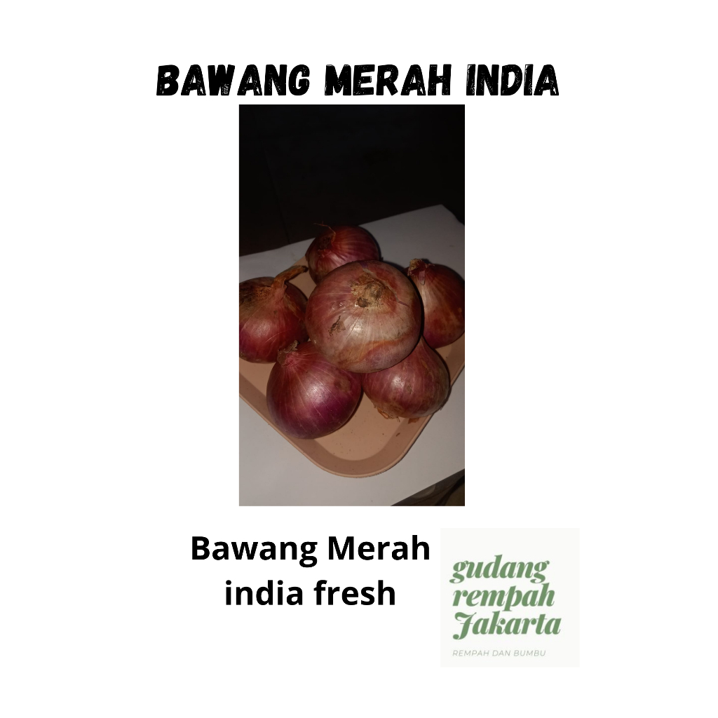 

BAWANG MERAH INDIA 1 KG