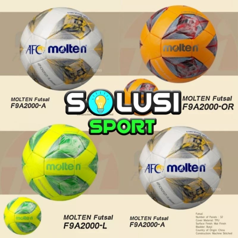 Bola Futsal MOLTEN VANTAGGIO 2000 Original