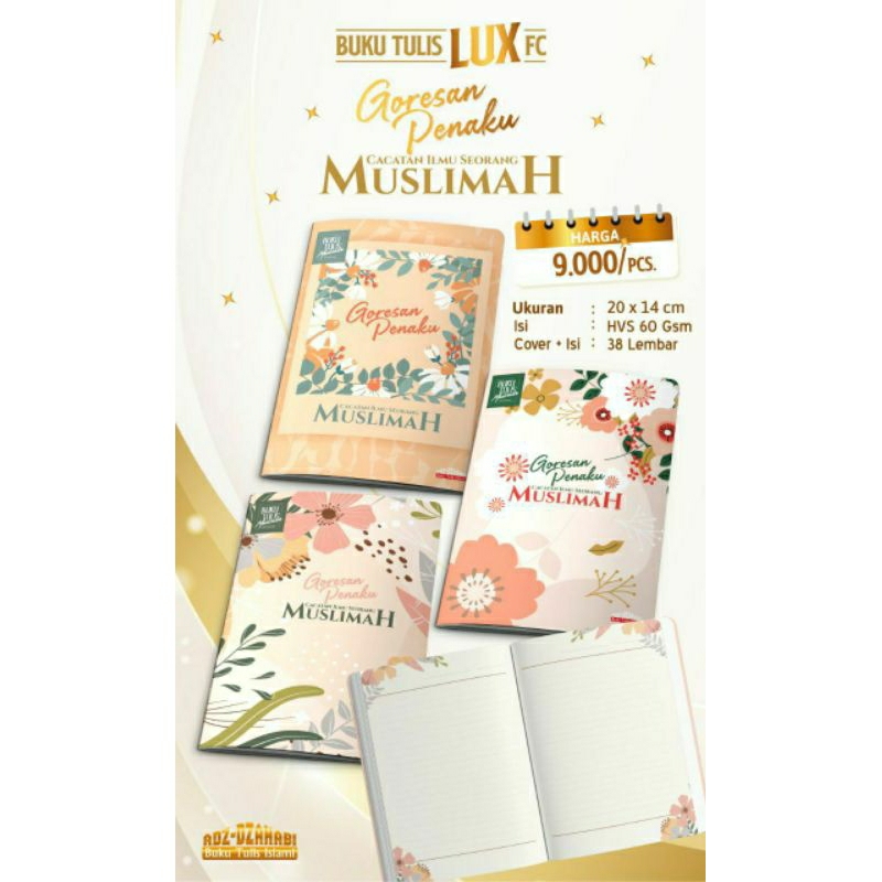 

Promo Buku Tulis Muslimah Edisi Lux isi 36 lmbr