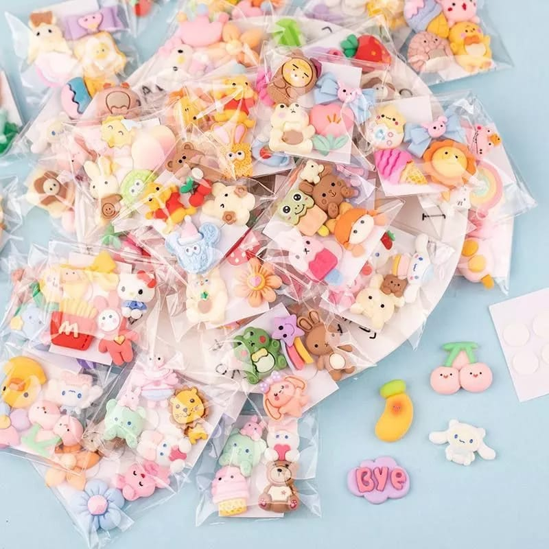 

( Wrsr27 ) STIKER BOTOL MINUM KULKAS STIKER 3D TIMBUL IS 4 LEMBAR