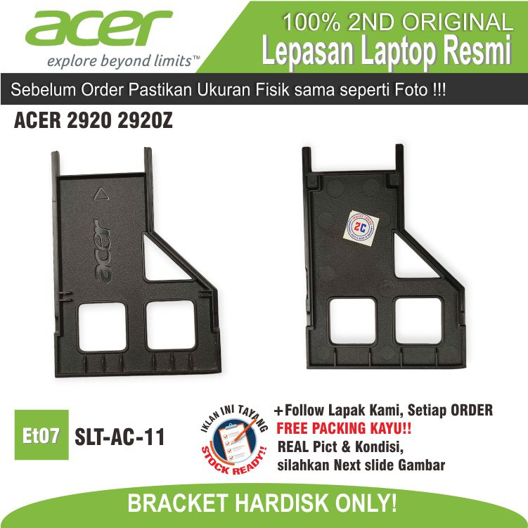 ET07 SLT-AC-11 SLOT TUTUP CARD READER LAPTOP ACER 2920 2920Z