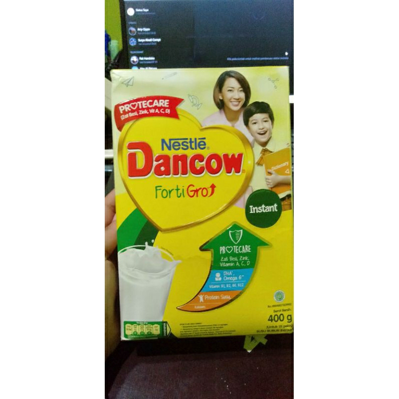 

dancow instant bubuk 400 gram