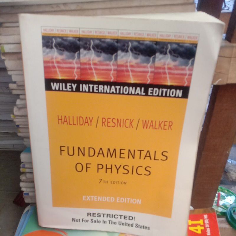 Buku FUNDAMENTALS OF PHYSICS EDISI 7 BY HALLIDAY/RESNICK/WALKER