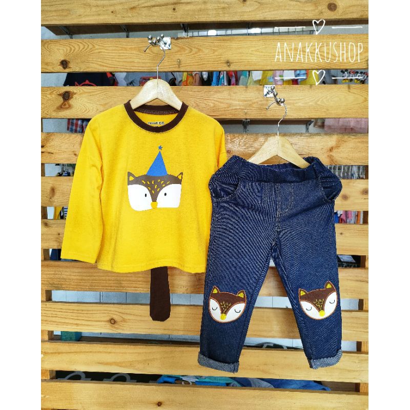 setelan baju anak cowok/one set anak cowok