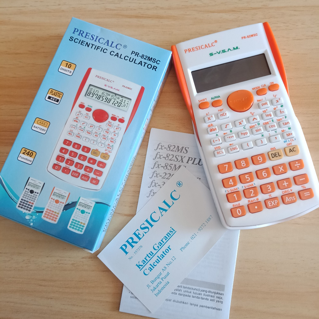 Kalkulator Presicalc Scientific Calculator PR-82MSC/Kalkulator Matematika