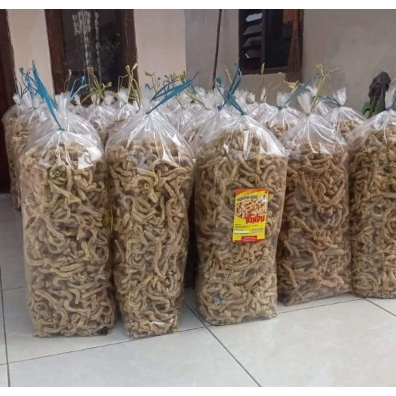 

Kripik Usus Ayam Renyah Super Gurih Kaya Rempah/ Kripik Usus Terlaris/Kripik Usus Rindu