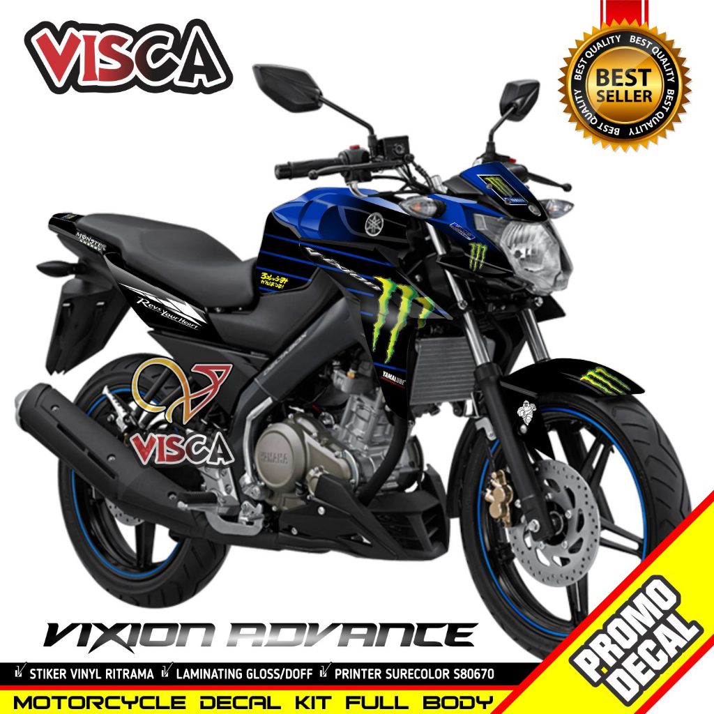 Decal Vixion New Advance 2016 Full Body Decal Vixion NVA Full Body Stiker Vixion New Advance 2016 Fu
