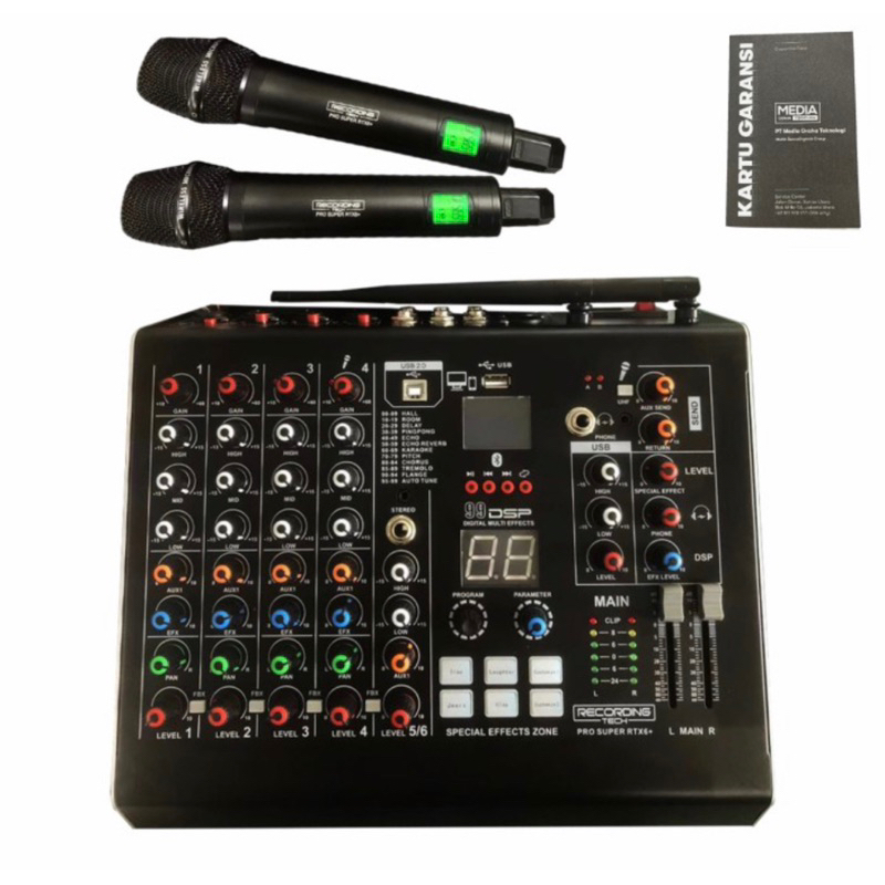 mixer recordingtech pro super rtx6+