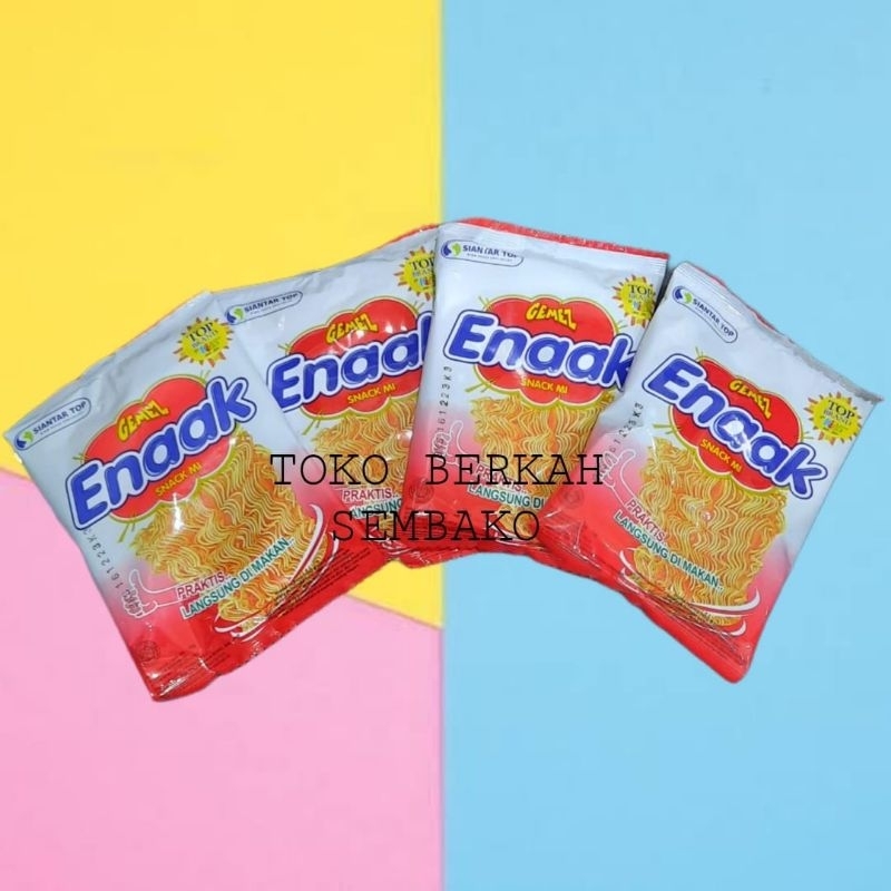 

( RENCENG ) Mie Gemez Enaak Snack Mi 16gr Enak Isi 10 PCS