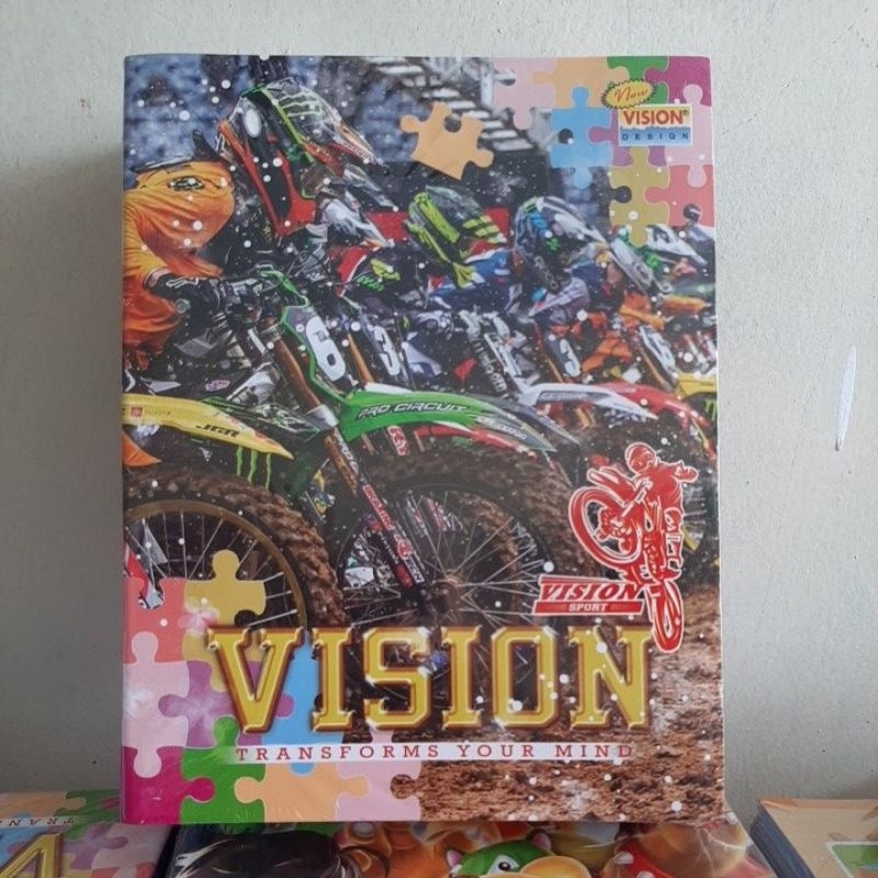 

Buku Tulis A5 Vision Bergaris Putih Isi 58 lembar