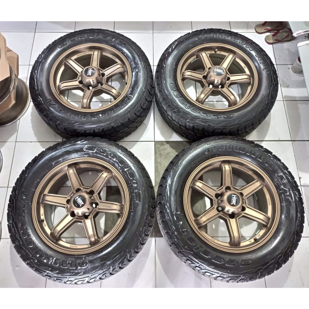 Velg Bekas Mobil Pajero Fortuner Ring 18 Velg Hsr Wheel Minas R16 Ban 265 60 R18