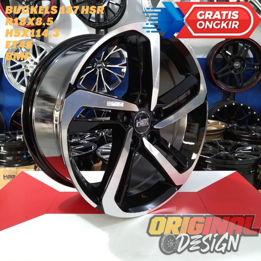 Velg Mobil CRV , HRV , INNOVA , ALPHARD , HSR BUCKELS Ring 18 R18 HSR