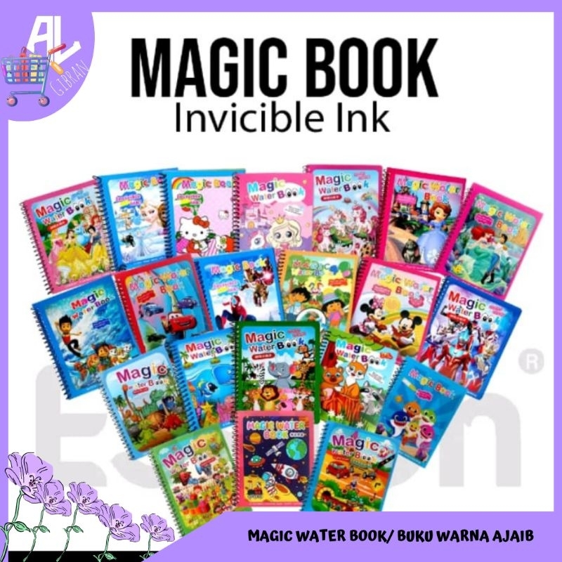 

MAGIC WATER BOOK VIRAL/BUKU MEWARNAI AJAIB