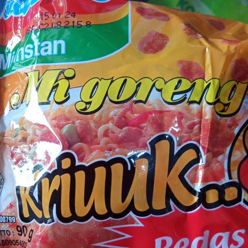 mie instan Indomie kriuk pedas