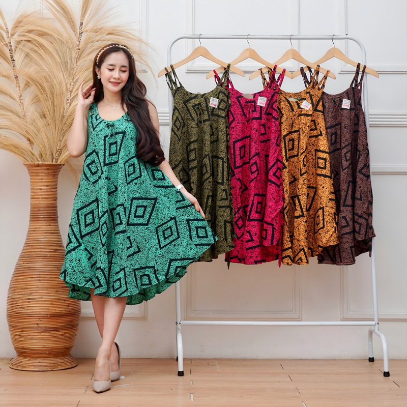 DASTER YUKENSI PAYUNG KOPI TALI PUNDAK KEKINIAN RAYON MURAH GROSIR