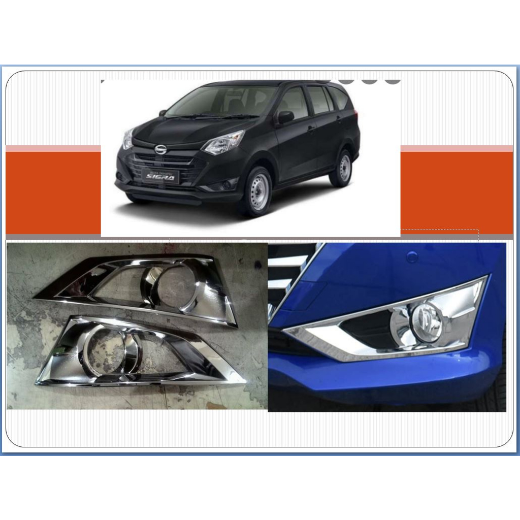 RING COVER FOGLAMP SIGRA - COVER RING FOGLAMP SIGRA CHROME - COVER FOGLAMP SIGRA CHROME