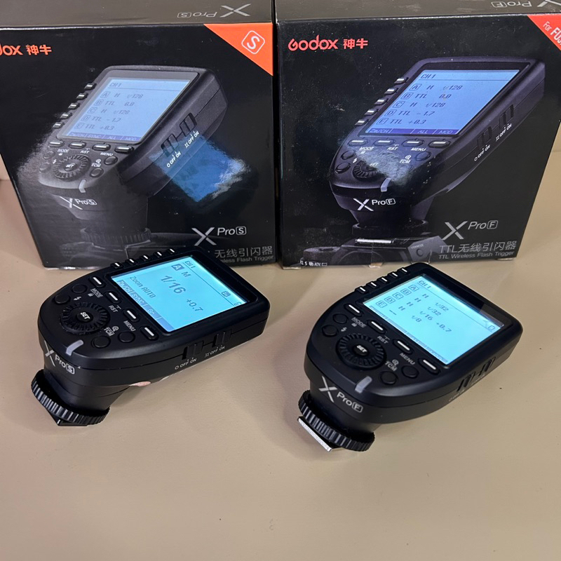 Trigger Godox X-Pro X Pro S For Sony Fuji Canon Nikon / Universal Fullset Like New Support HSS TTL