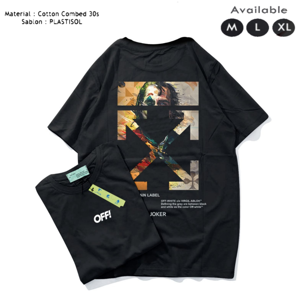 TSHIRT KAOS DISTRO OFF WHITE Mirror Original 1:1 HYPE BEAST LENGAN PENDEK