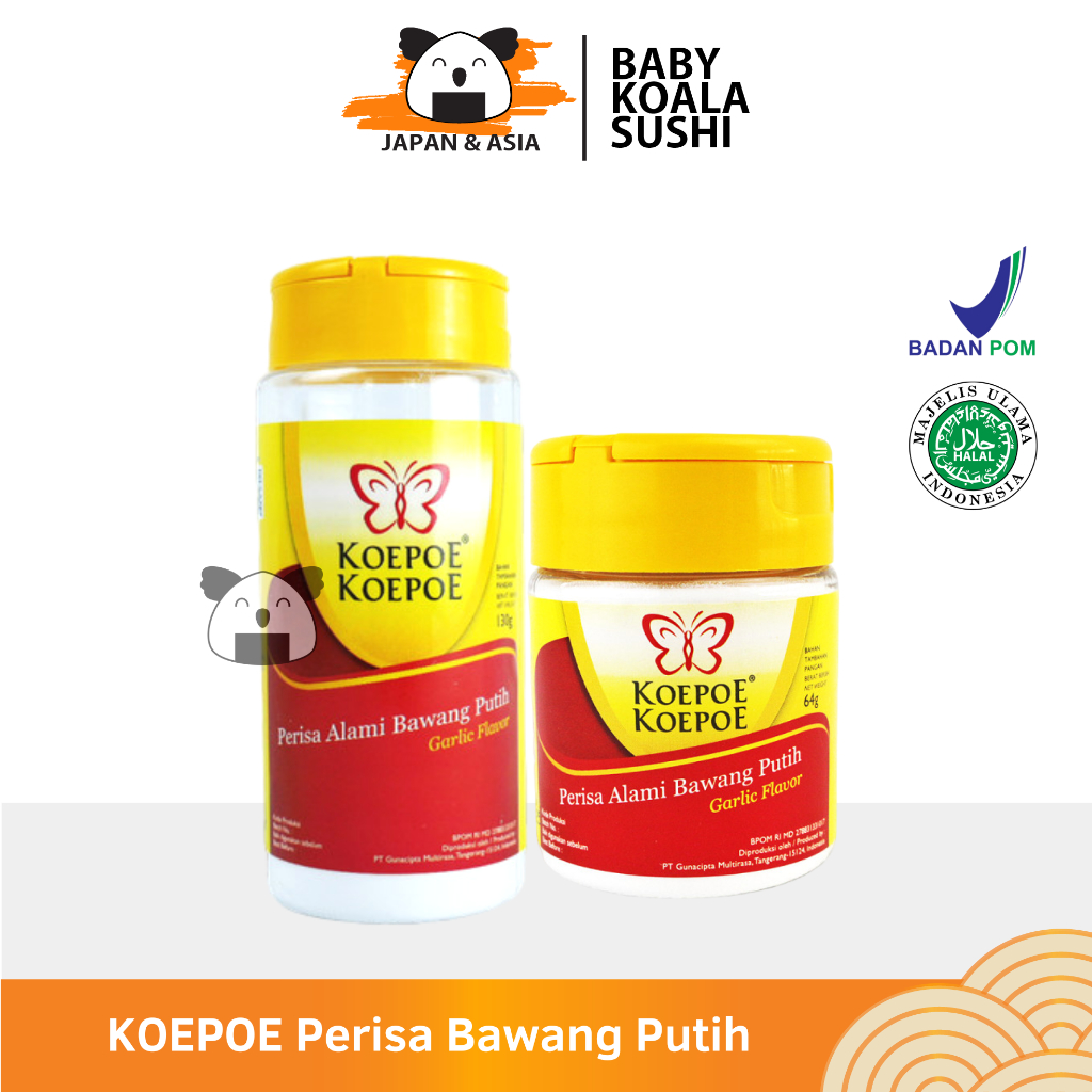 

KOEPOE Perisa Alami Bawang Putih 130 g Halal | Garlic Powder