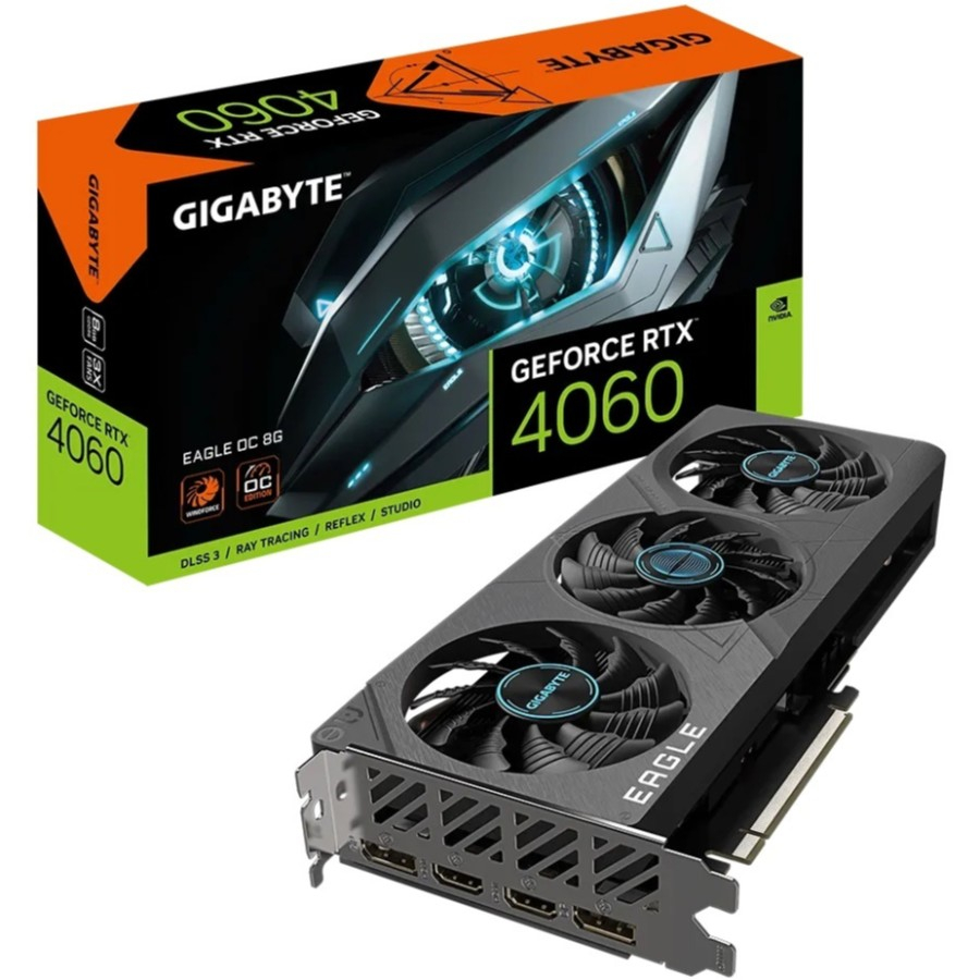 GIGABYTE GEFORCE RTX 4060 EAGLE OC 8GB GDDR6 GV-N4060EAGLE OC-8GD