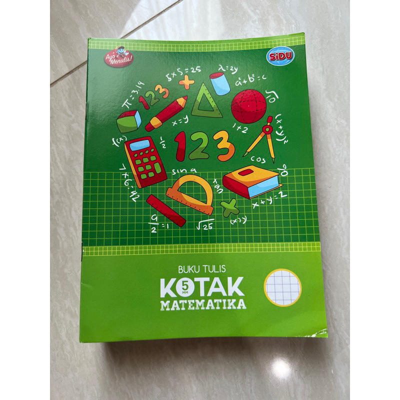 

buku tulis kotak matematika /pcs