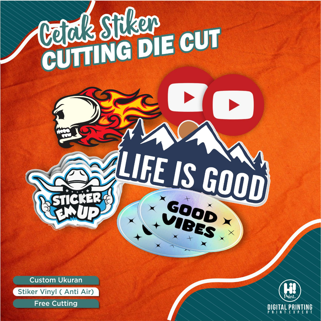 

Cetak Stiker Die Cut