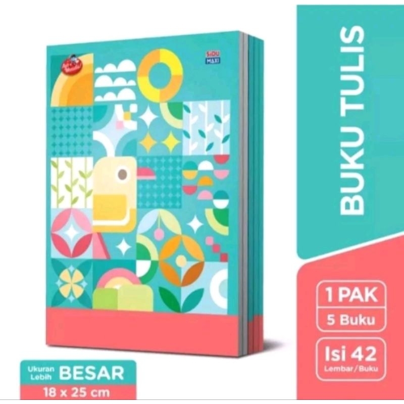 

Buku Tulis SIDU Maxi Big Boss 42 Lembar/1pack (5 buku)