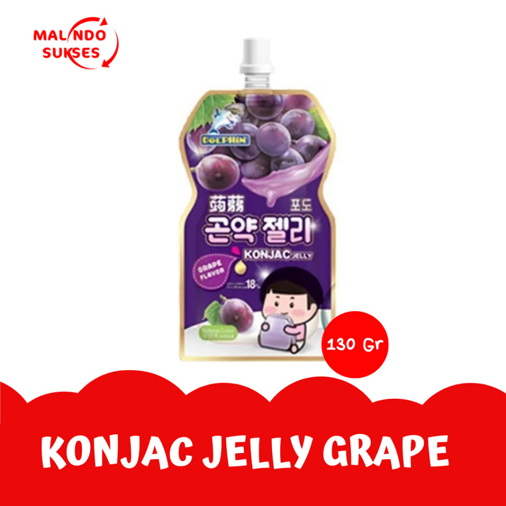 

Konjac jelly Grape 130gr