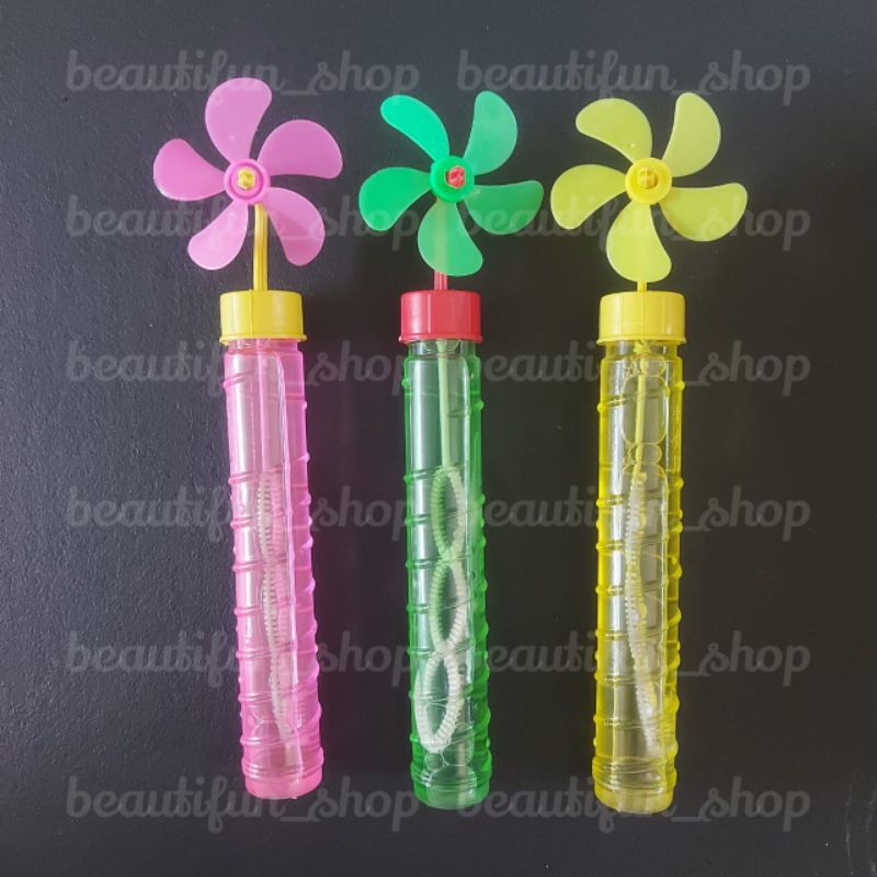 Mainan gelembung sabun bubble tube kincir | kincir tiup gelembung sabun | mainan busa gelembung anak