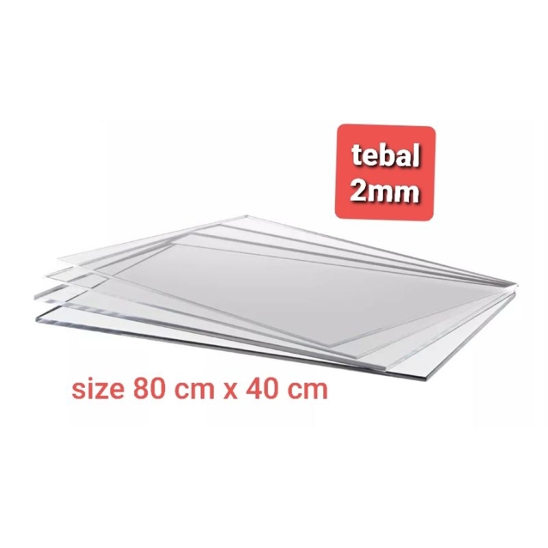 

AKRILIK 80X40 2MM AKRILIK BENING - ACRYLIC CUSTOM - LEMBARAN