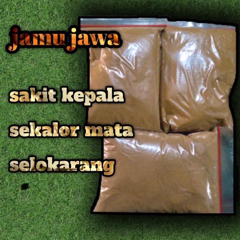 

jamu jawa tradisional alami "sakit kepala sekalor mata