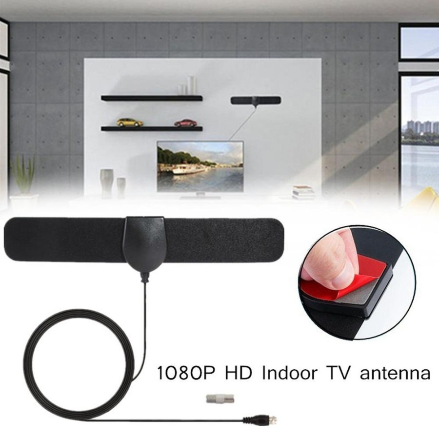 Antena Tv Digital Indoor / Antena Tempel Full HD Persegi Panjang