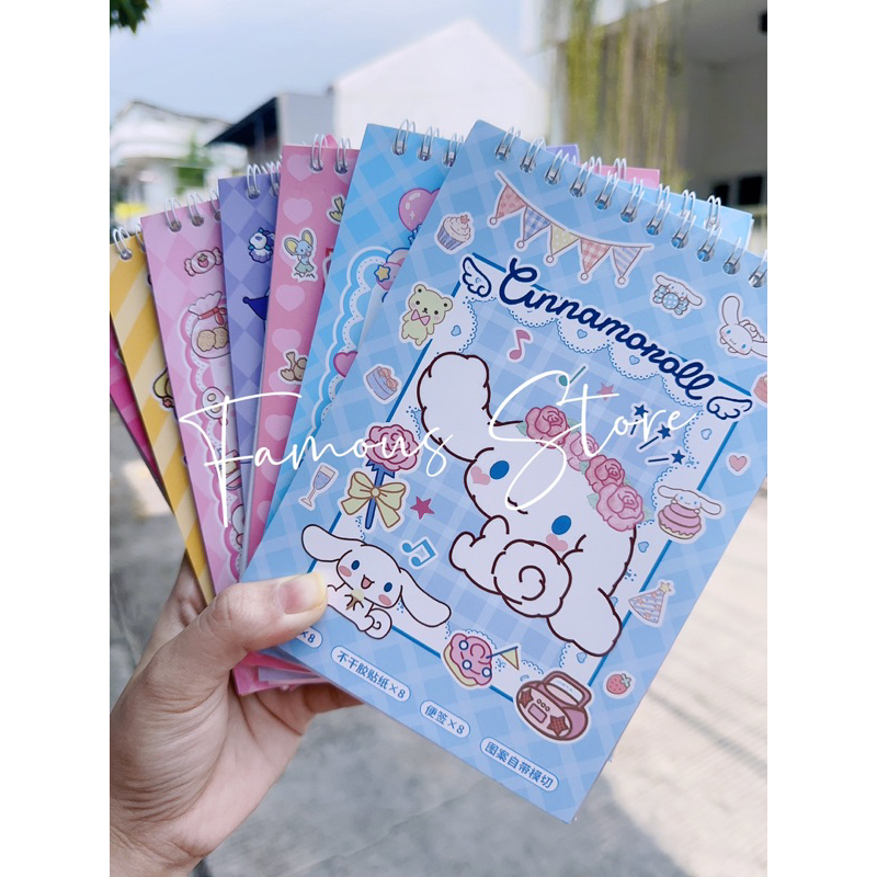 

Stiker Viral Stiker Sanrio 3in1 Stiker Korea Lucu Model Buku-Buku Stiker