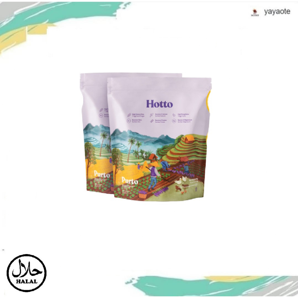 

Hotto Purto Pouch (16 sachet) Multigrain with Purple Potato - 1 pouch