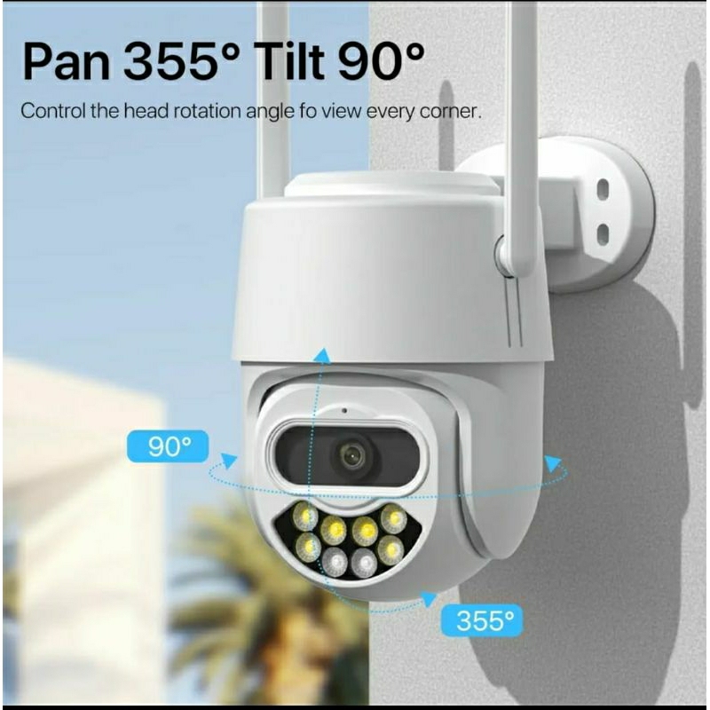 New Icsee 10MP FULL HD Outdoor Wifi Cctv Ip Camera Waterpoof