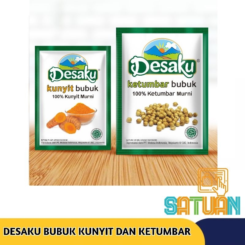 

DESAKU BUMBU BUBUK MASAKAN INSTANT | SATUAN TOKO | KETUMBAR BUBUK | KUNYIT BUBUK | 100% TERBUAT DARI BAHAN MURNI |