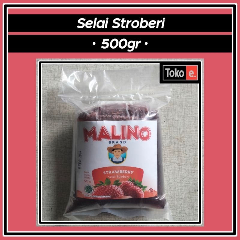 

Selai Stroberi Strawberry Jam 500gr • Malino Brand