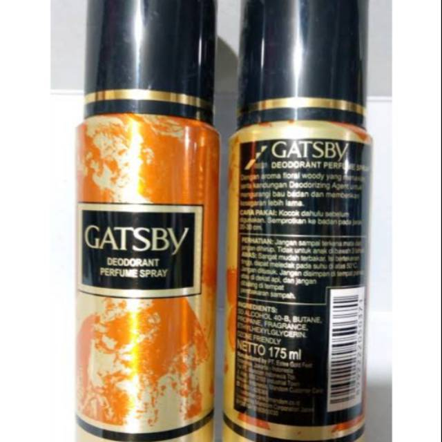 GATSBY DEODORANT PERFUME SPRAY GOLD 50ML, 100ML &amp; 175ML | PARFUM LAKI / Spray Perfume Spray Gold Deodoran Gatsbi Getsby Gesbi Parfum Gesbi Getsbi/ Body Spray
