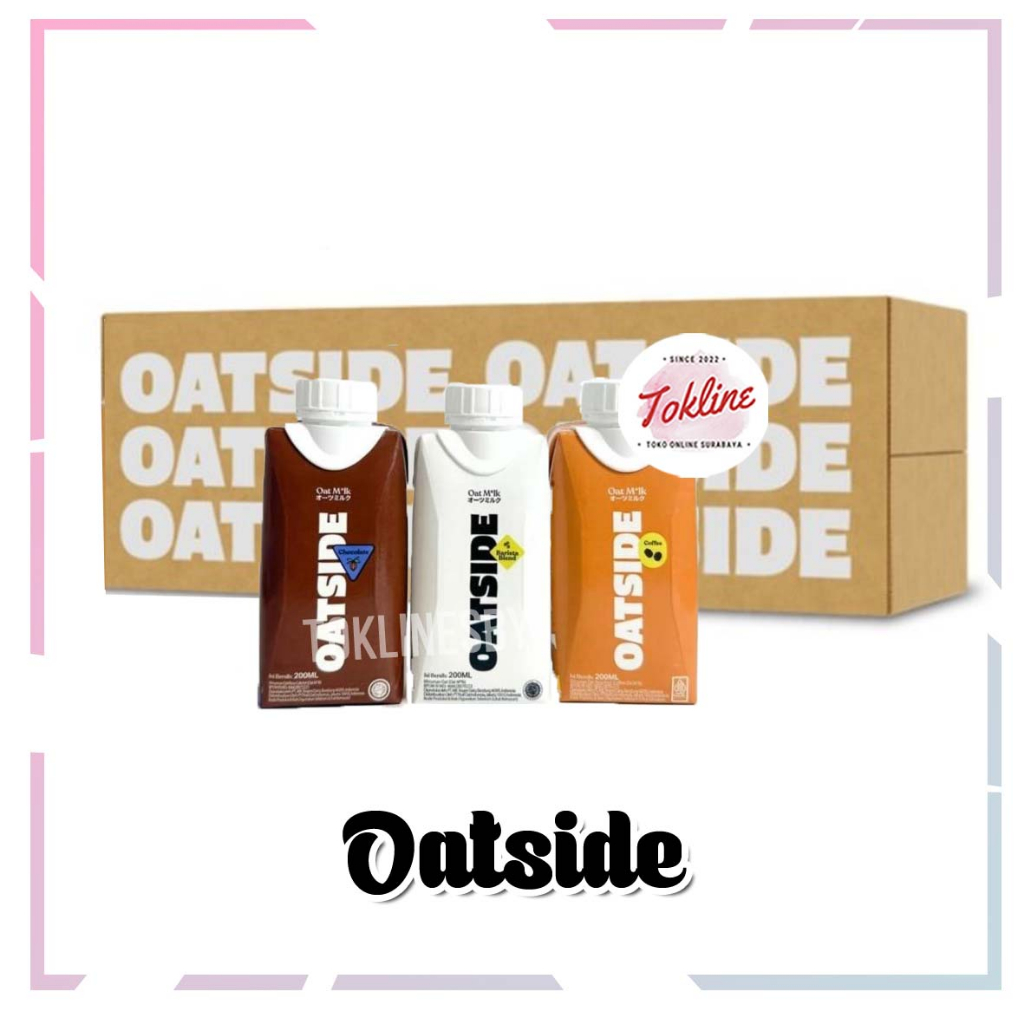 

[ 1 Karton isi 24 ] Oatside Oat Milk Barista Blend Coklat Coffee Mocha 200ml Gandum Lactose Dairy Free