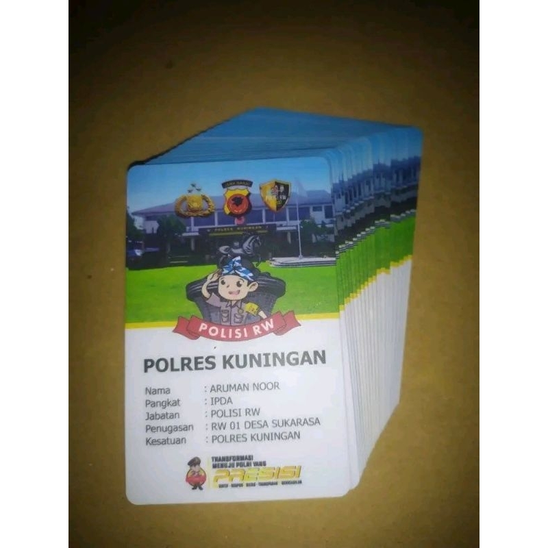 

CETAK KARTU ID CARD CUSTOME PCV 0,9 mm/ KARTU PESERTA,KARTU VISITOR/KARTU MEMBER/KARTU PARKIR/KARTU ANGGOTA