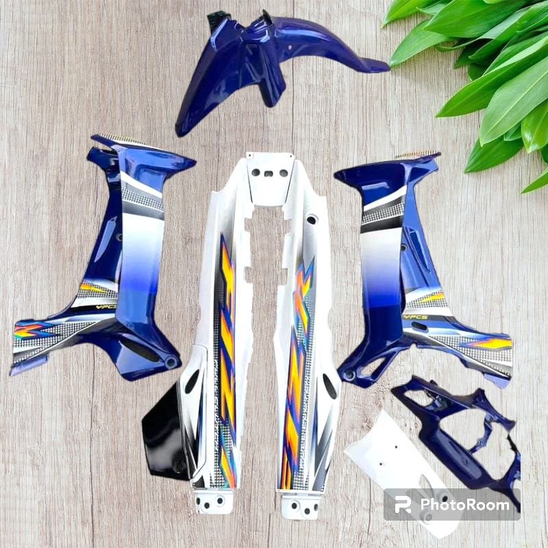 Fullsett Body Halus Fiz R Full Clutch Full Sett Fiz R Tahun 2004 Biru Putih